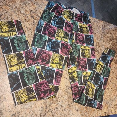Star Wars Character 95perc Polyester & 5perc Spandex Leggings - Size XS POP Style